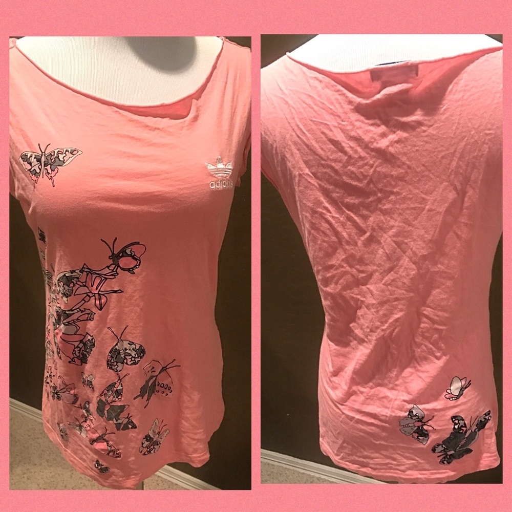 Adidas Butterfly Tee - Size Medium (EUC)